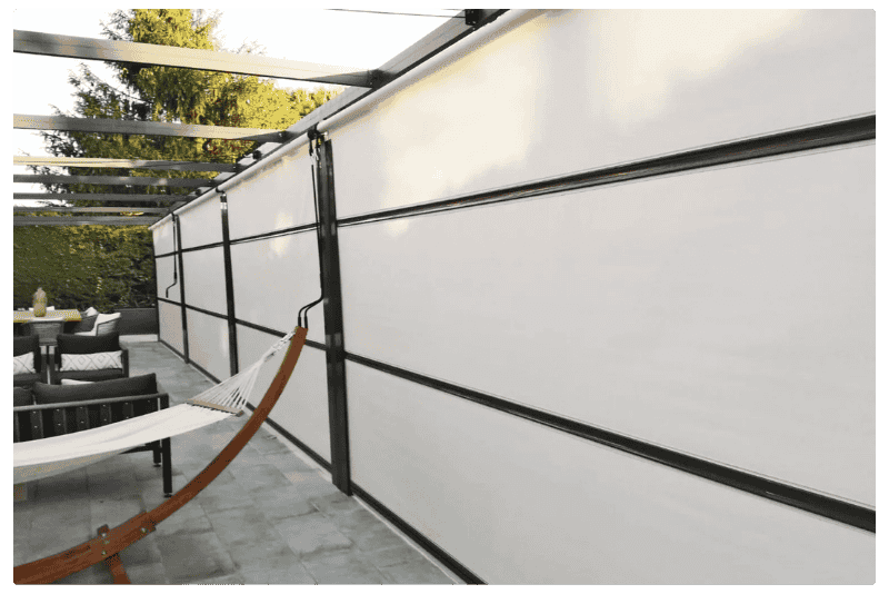 toldo para jardín vertical